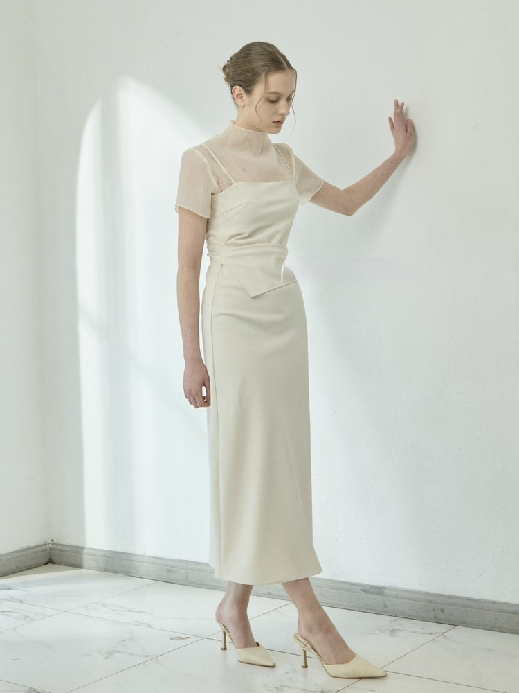 The Margaret Cami Dress (Ivory)