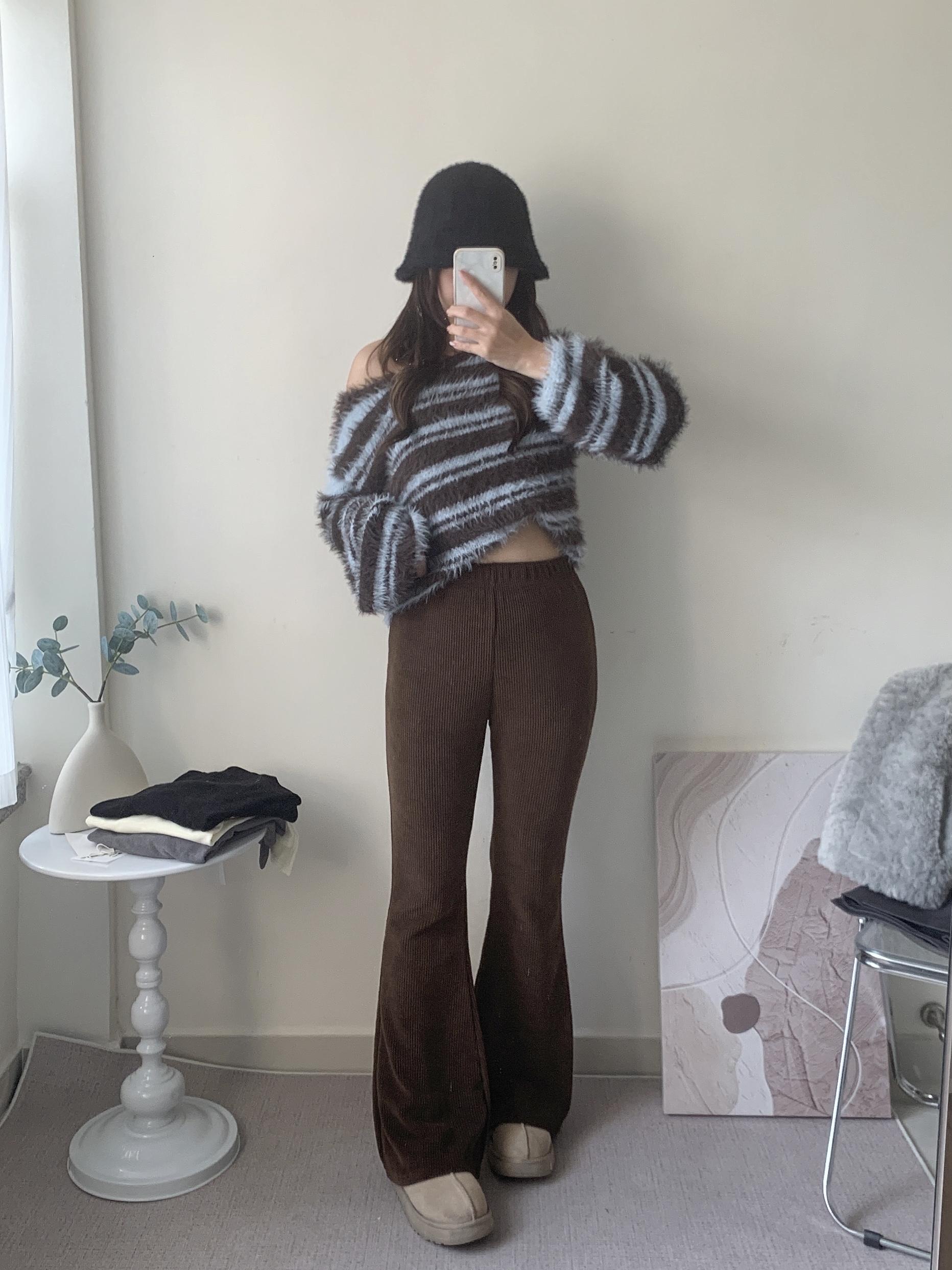 燈芯絨喇叭褲（3色）