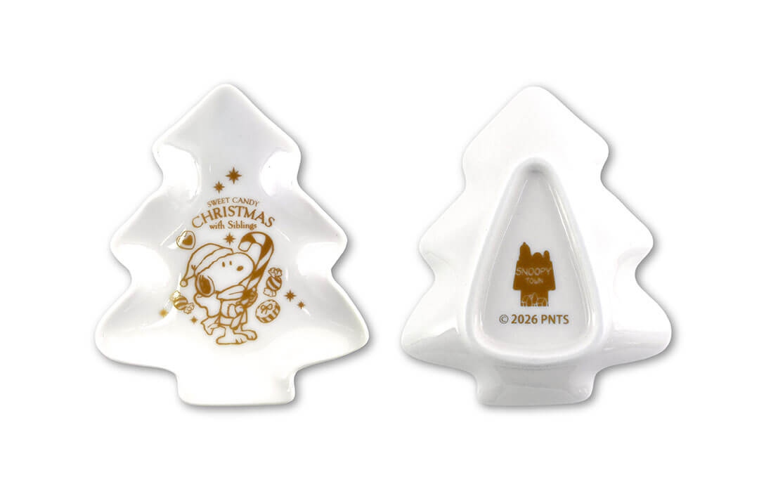 🌸 【預訂】Mini Plate - Snoopy Christmas 2026"SWEET CANDY CHRISTMAS with Siblings"
