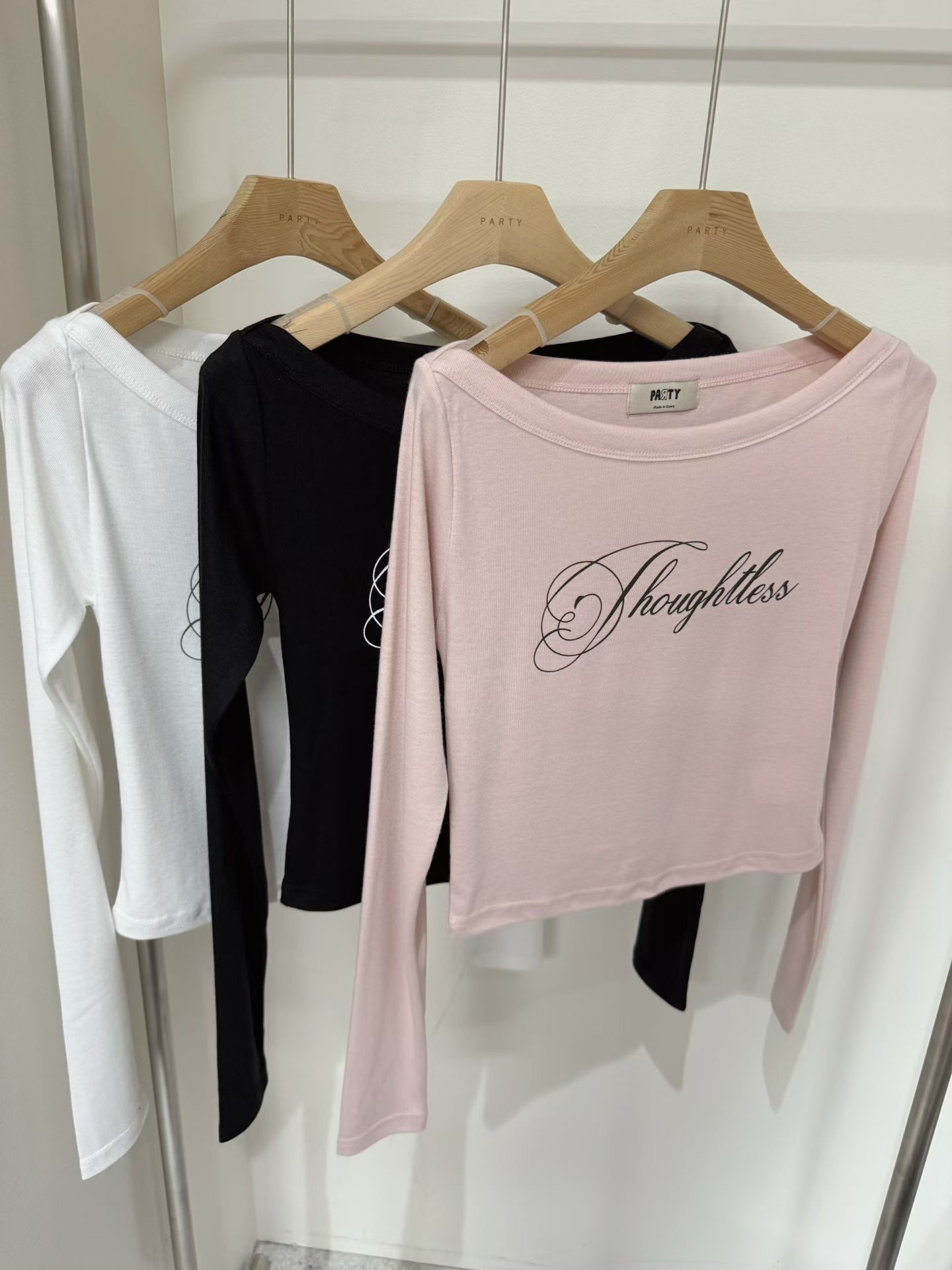 韓國字母Y2K大領Top (質地好！)💖