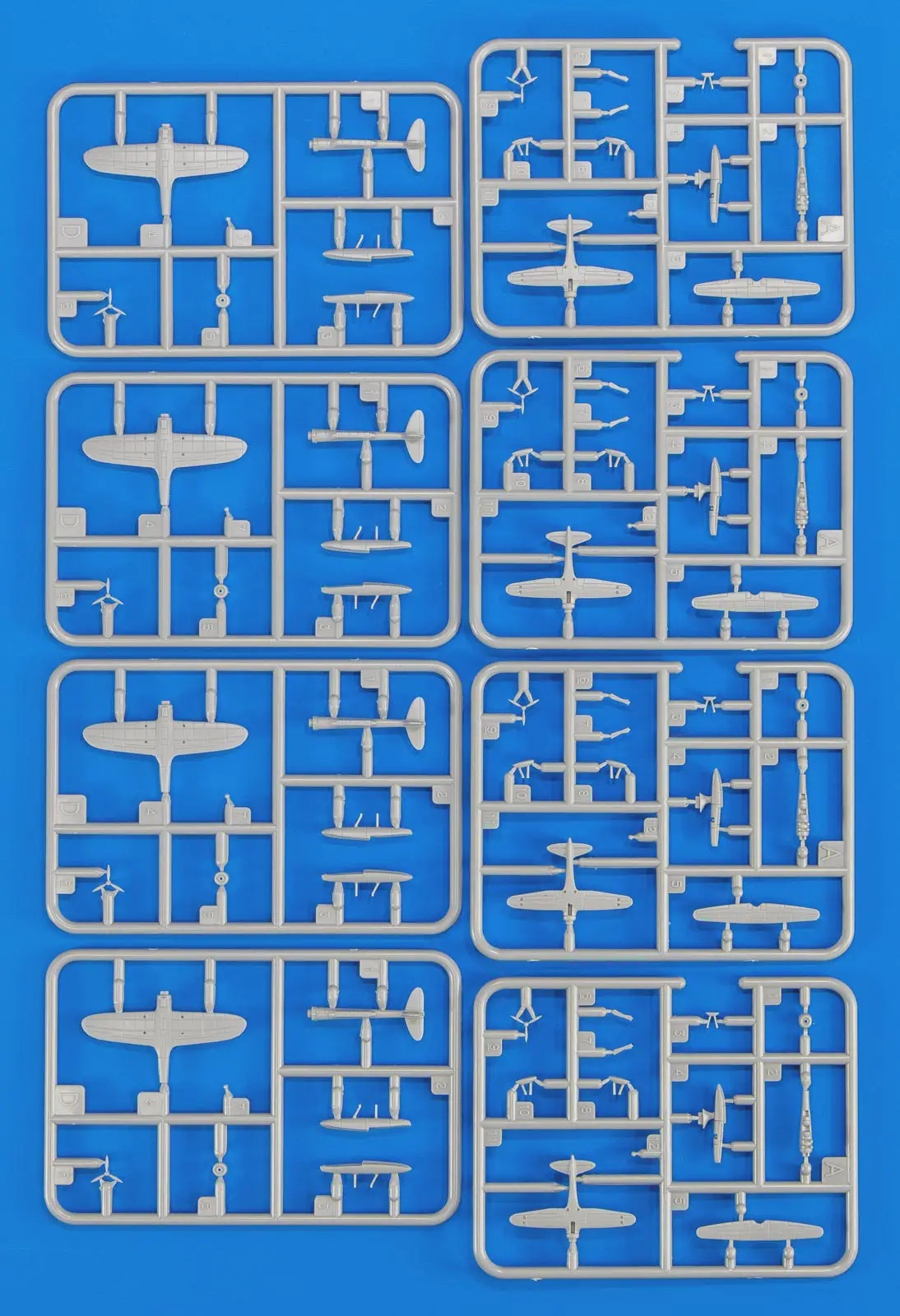 1/350 IJN Aircraft Set 5 (Type 0 Observation Seaplane, Type 0 Reconnaissance Seaplane) 4 of Each Included
