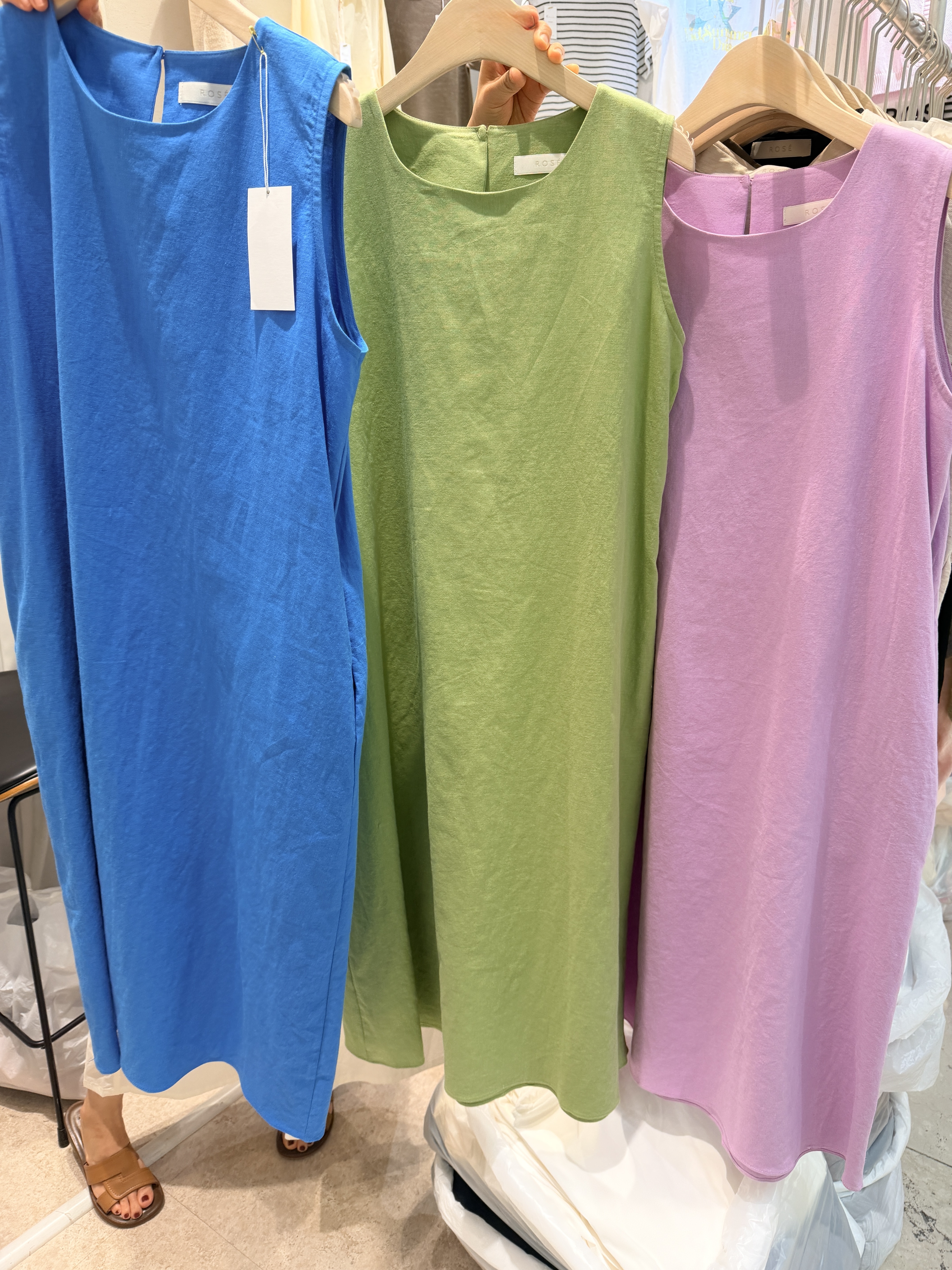 Linen vest dress 