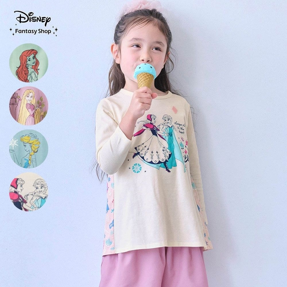 🆕【⭐訂購⭐】🇯🇵 日本直送 🌀 #Disney 拼接設計 長袖上衣 🌀 [PLIA-0217]  [261029]