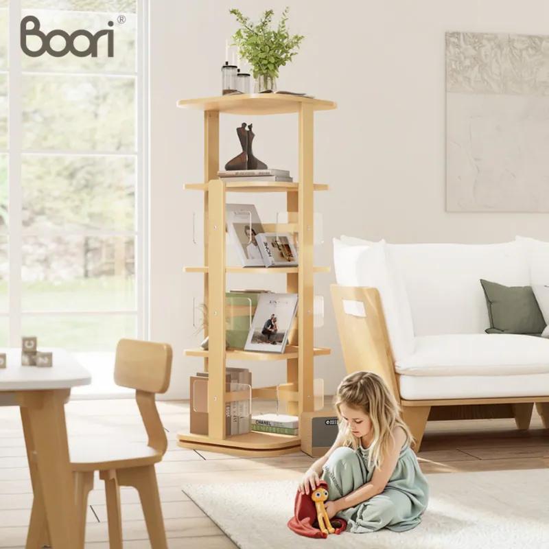 Boori Tidy Rotating Bookcase 旋轉書架 原木色