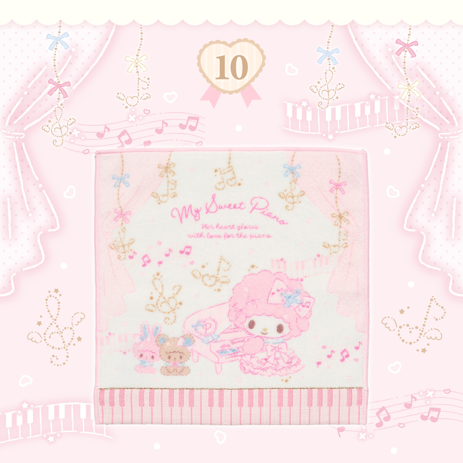 日本預訂📍日本Sanrio Piano鋼琴表演系列 - 公仔/吊飾/手袋/化妝袋/鏡子/髮帽 3/7日本開售