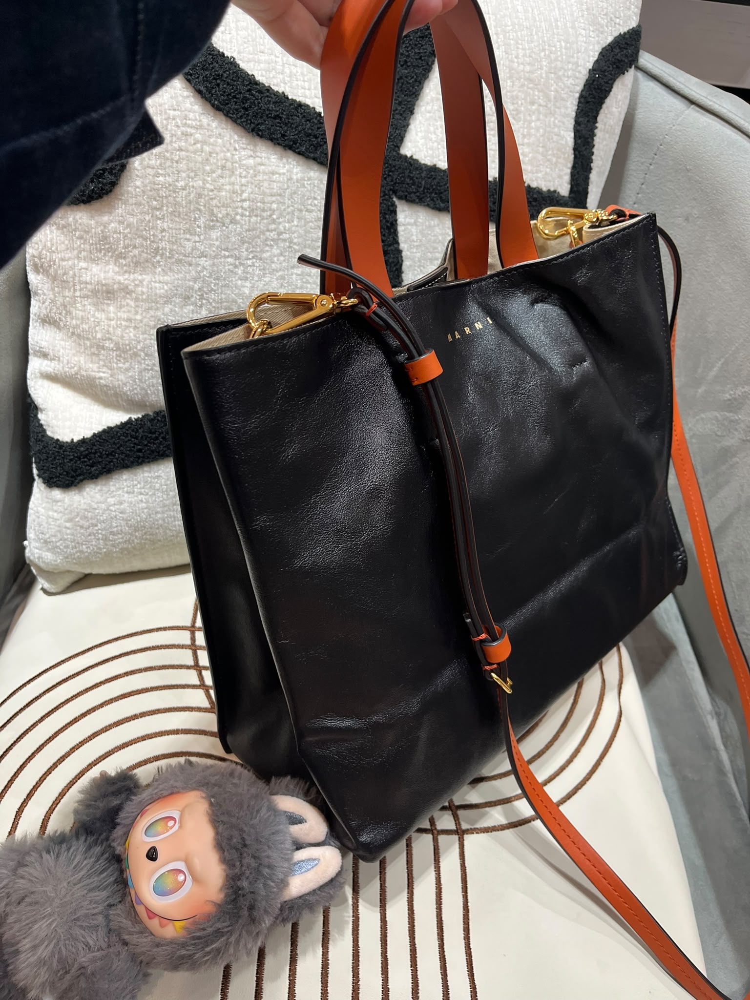 未使用品 Marni 2Way Tote Bag calfskin 100%Authentic, unused 未使用品 ✅Dust bag