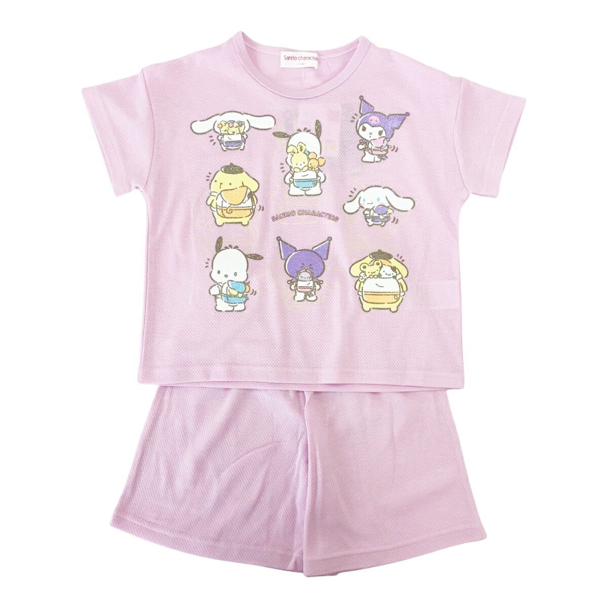 🆕【⭐訂購⭐】🇯🇵日本直送🌀#Sanrio 網眼夜光短袖家居服套裝［3款選］🌀 [PLEA-0001] [260523]