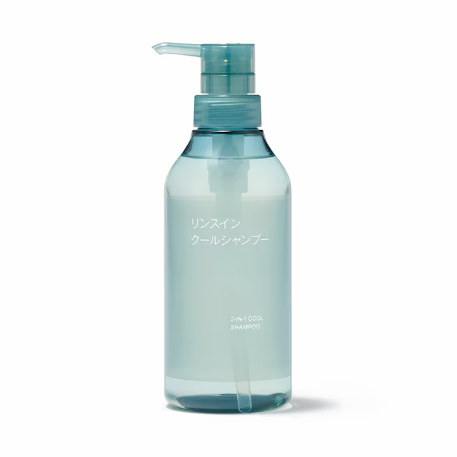 日本 無印良品 涼感洗髮露400ml