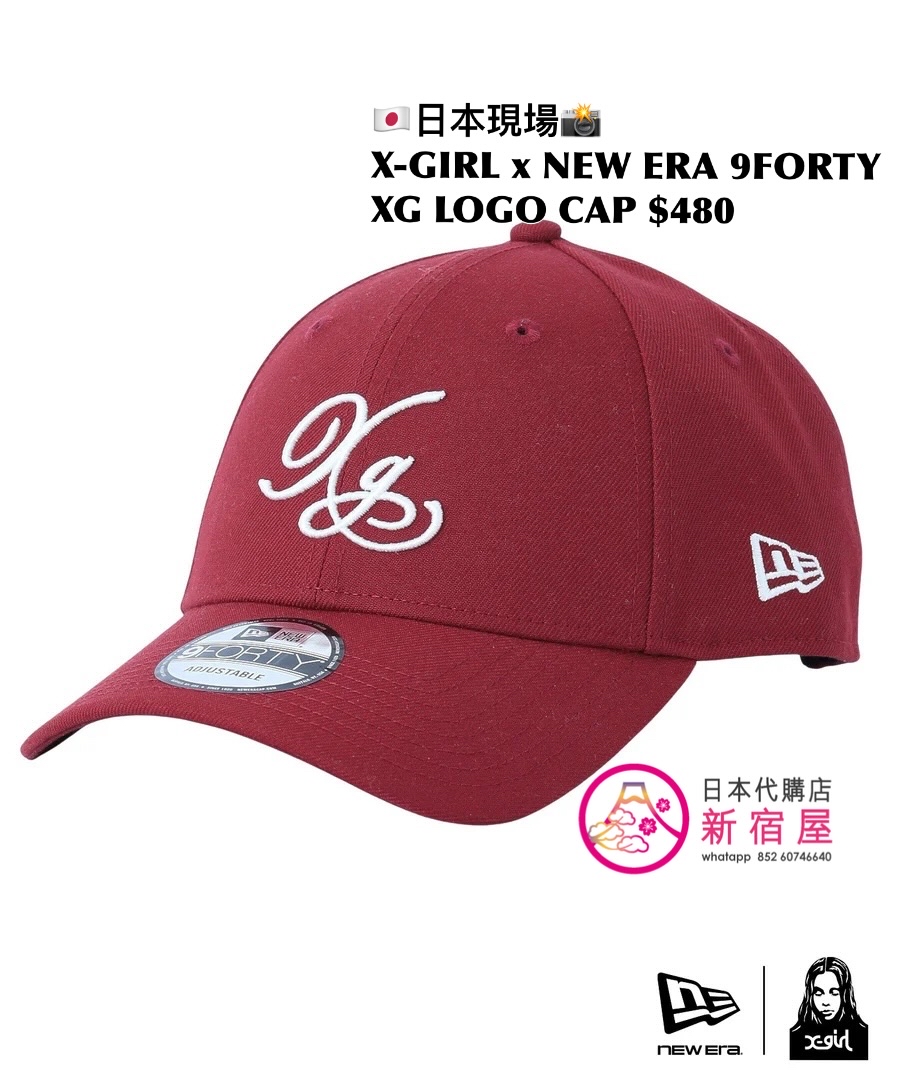 X-GIRL × NEW ERA 9FORTY XG LOGO CAP