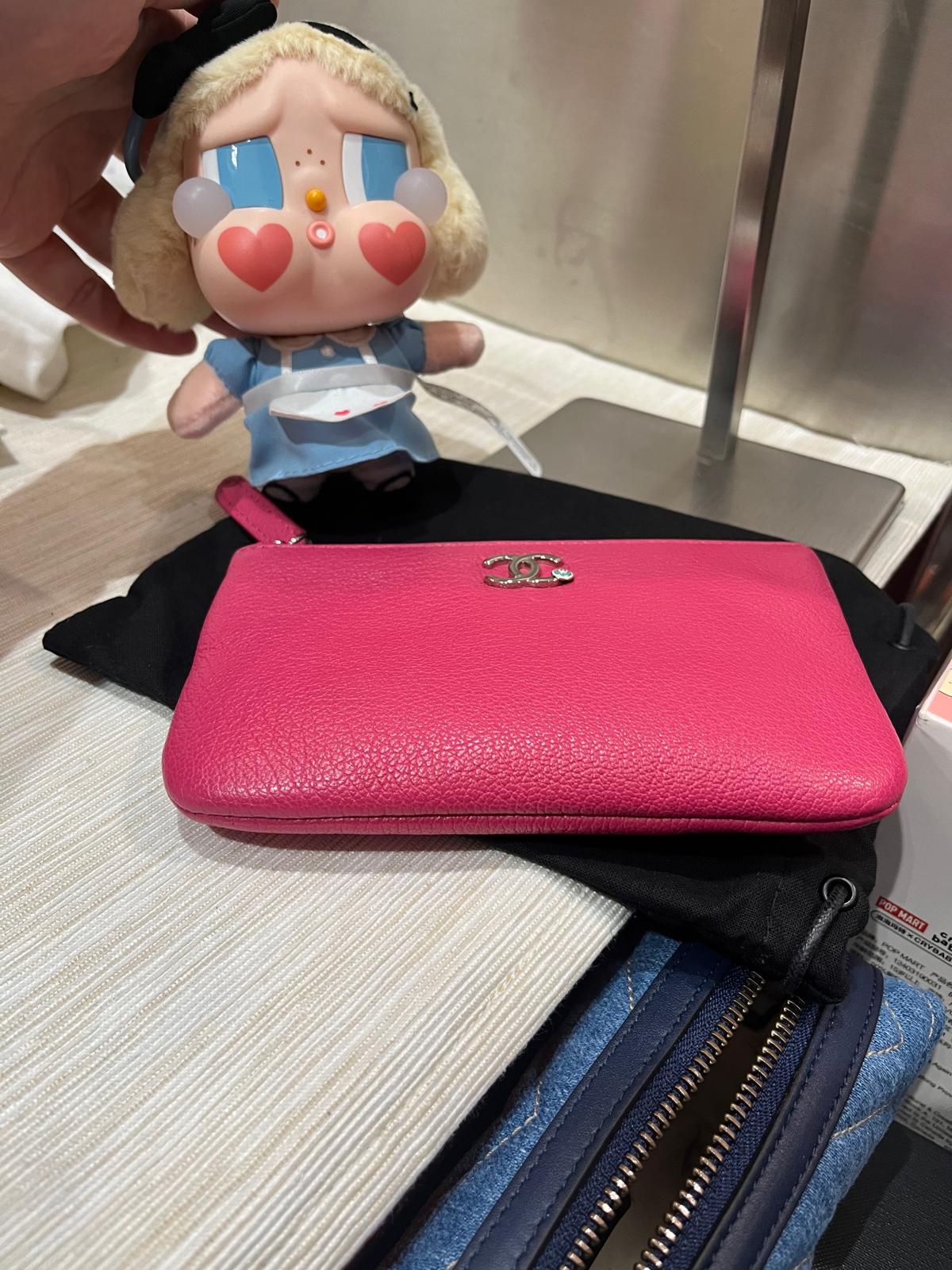 CHANEL mini o case mini pouch   ,100%Authentic ,95%new ✅ 27card ✅dust bag  