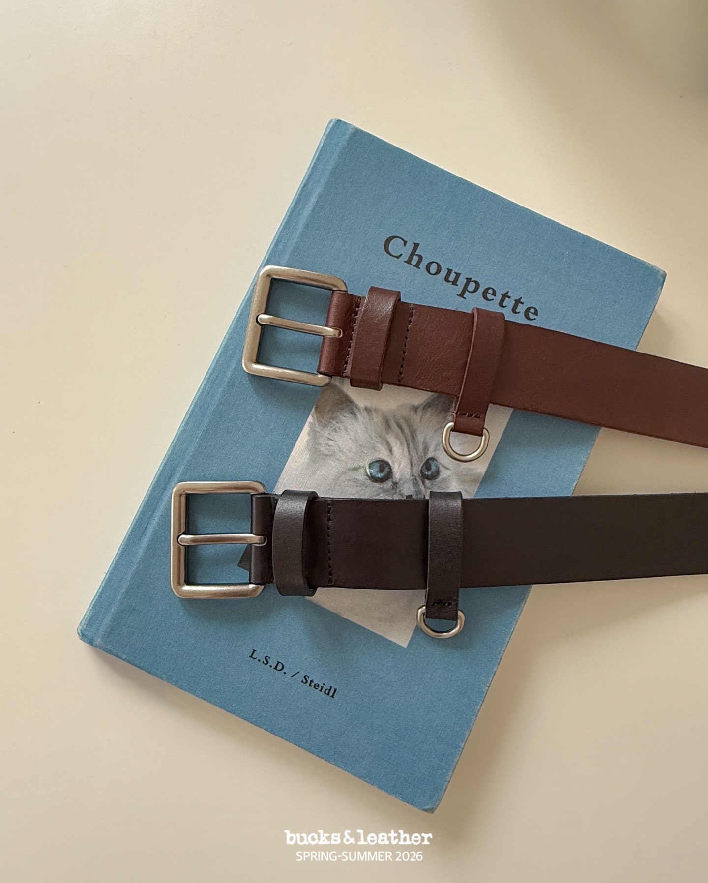 預訂_35mm D ring Belt By Bucks & leather