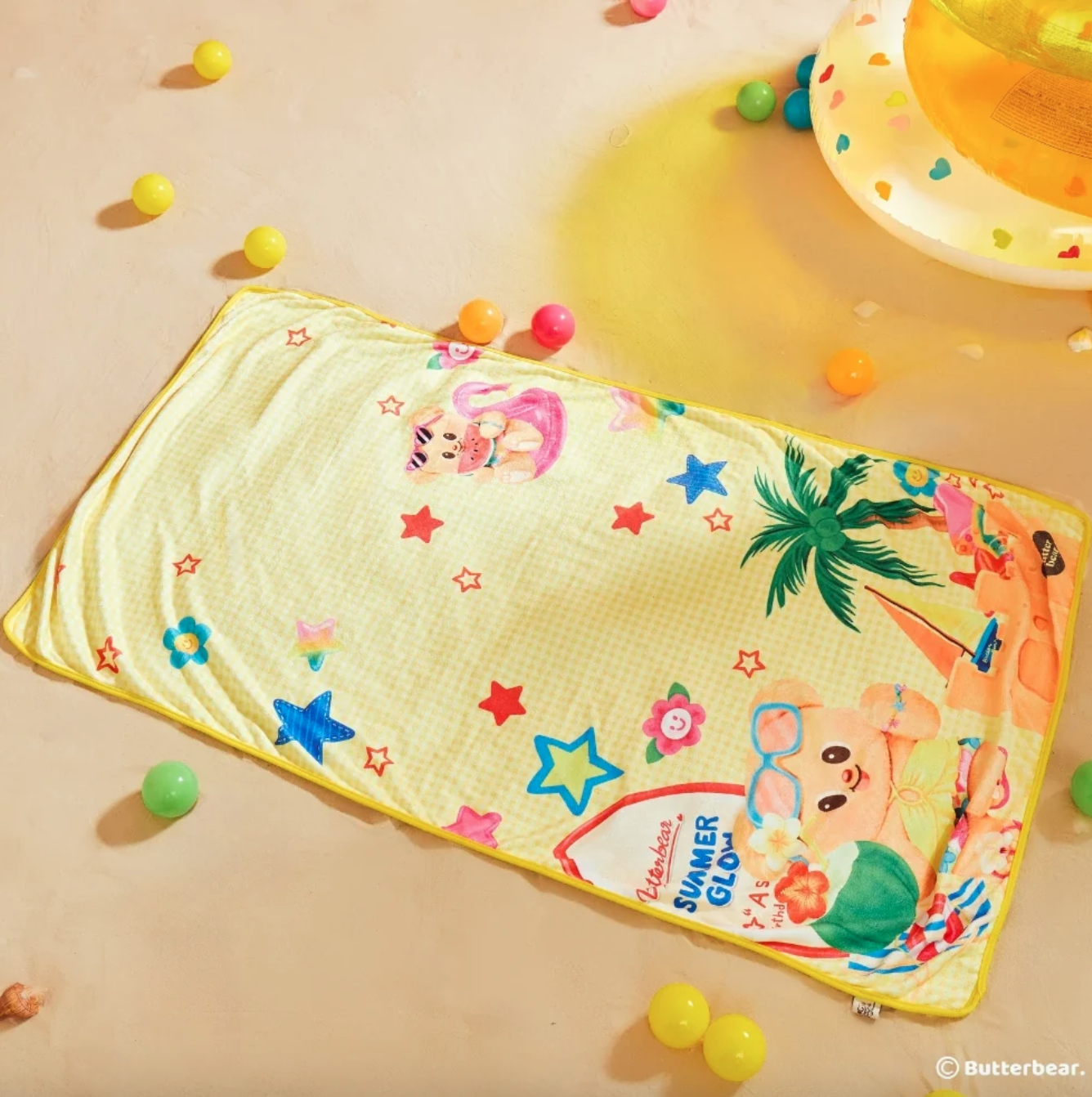 【預訂】泰國 Butter Bear 黃油小熊周邊 Sandy Butterbear Towel