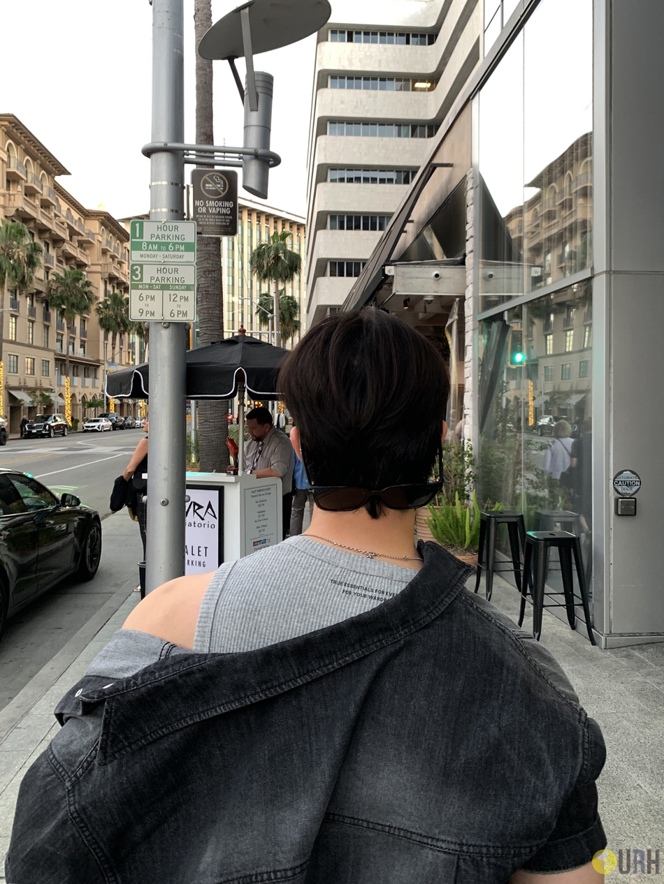 【100%保證韓國直送】韓國品牌原創系列 簡約前後字母印花挺闊修身肌肉版型螺紋背心 👕 [3 color] RL114894