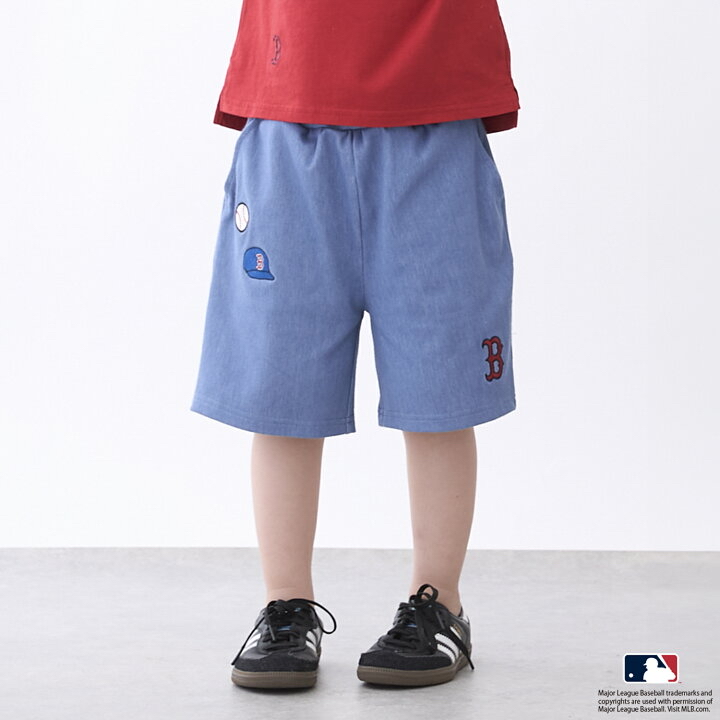 🇯🇵預訂 日本直送🇯🇵Petit Main x MLB系列三色棒球球隊標誌刺繡短褲