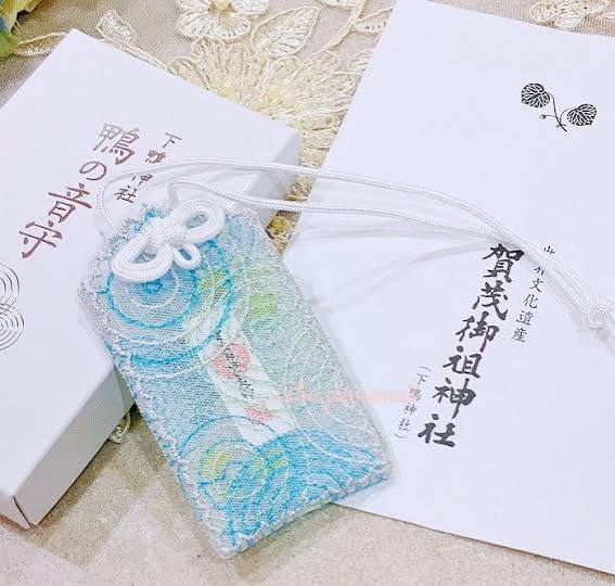 《Pre-Order》水藍蕾絲音御守 鴨の音守｜賀茂御祖神社 (下鴨神社)
