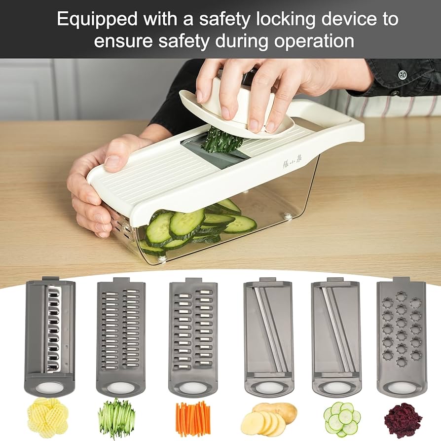 張小泉泉 6 合 1 安全多功能廚房切菜器