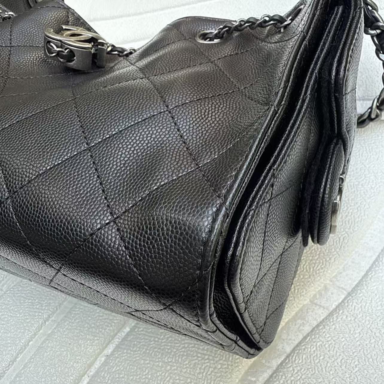 《香港正單》Chanel mini25bag黑色銀扣做舊斷貨王‼️