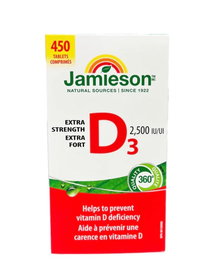 加拿大🇨🇦直送✈️🇭🇰 🔥COSTCO 本週特價🔥  Jamieson 維他命D3 2500IU 補充片 (450粒）