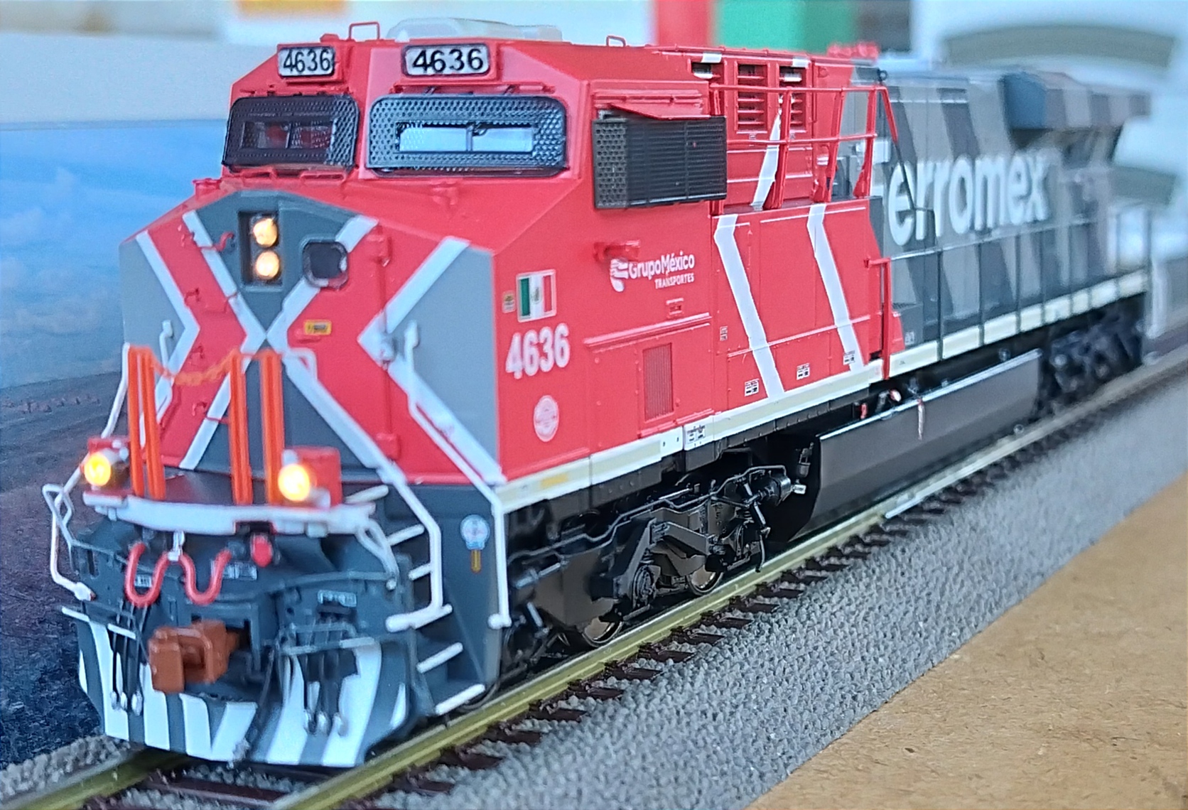 GE ES44AC, Ferromex/Zebra Scaletrains DCC Sound HO 1:87