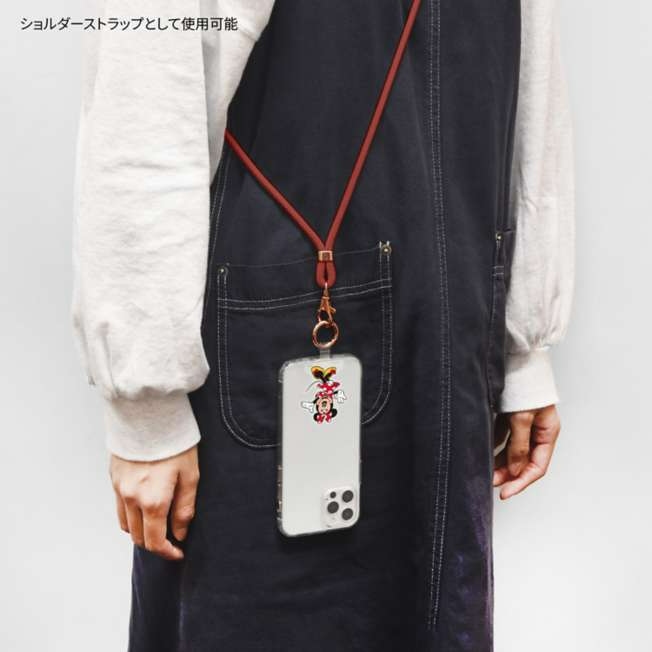 🌸 【預訂】Minnie 電話斜孭繩 - JPDisney 16/6 新品