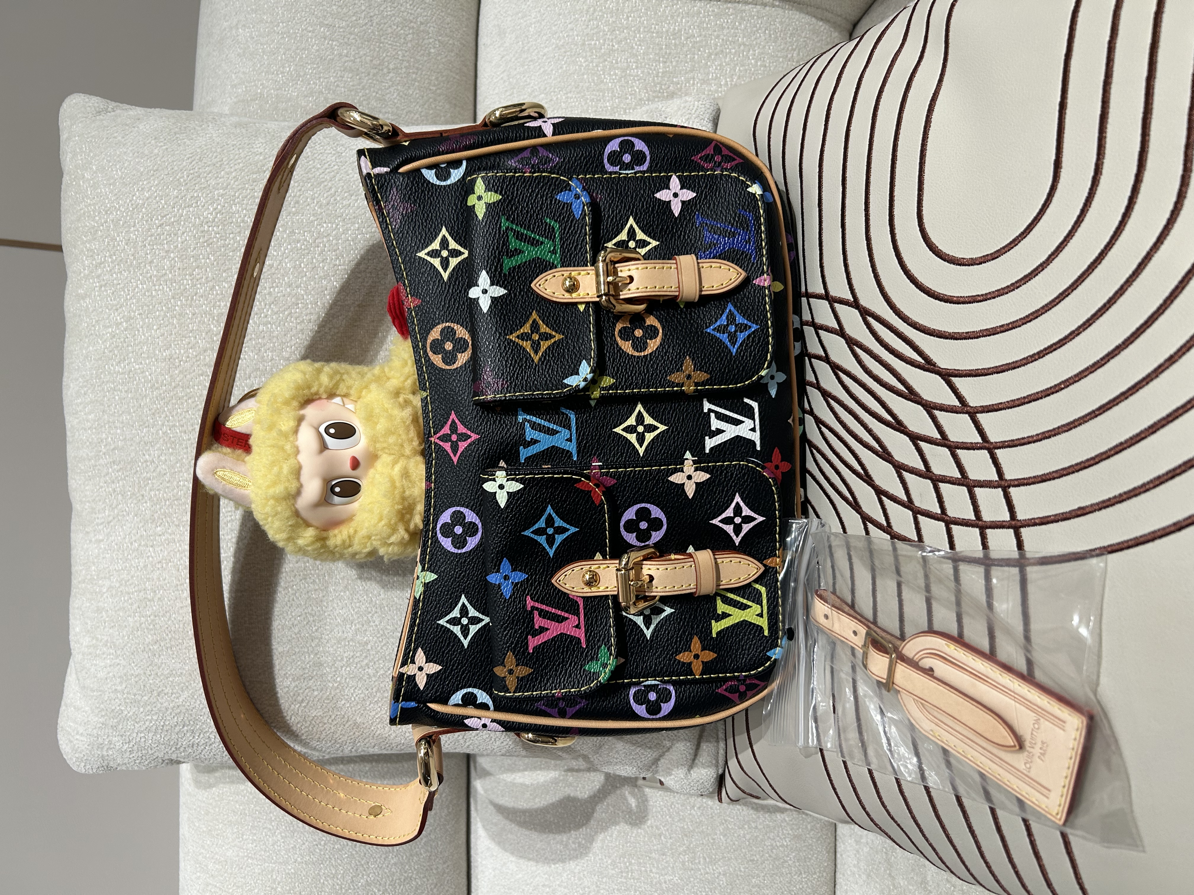 Lv Lodge PM 村上隆Shoulder Bag M40054 限量版珍藏,100%Authentic , 未使用品 ✅Dust bag ✅box  