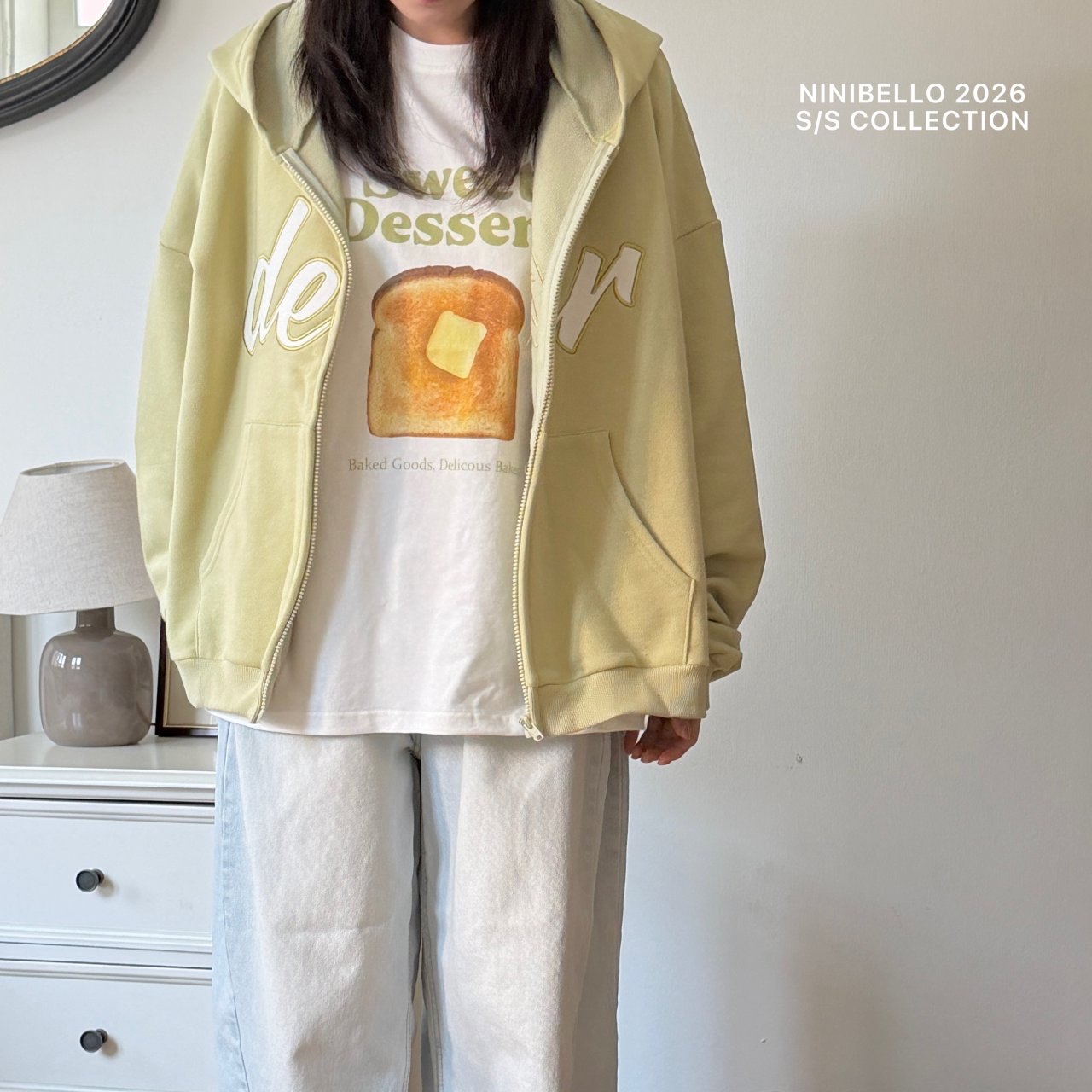 Ninibello | Hoodie 親子(Green L110-120/Adult)