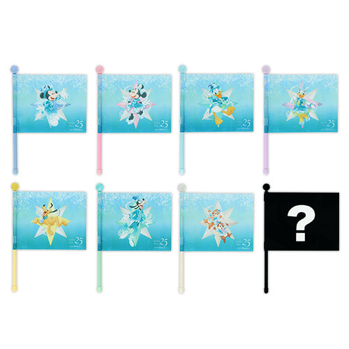 【預訂】DisneySea 25th Sparkling Jubilee - 隨機旗仔