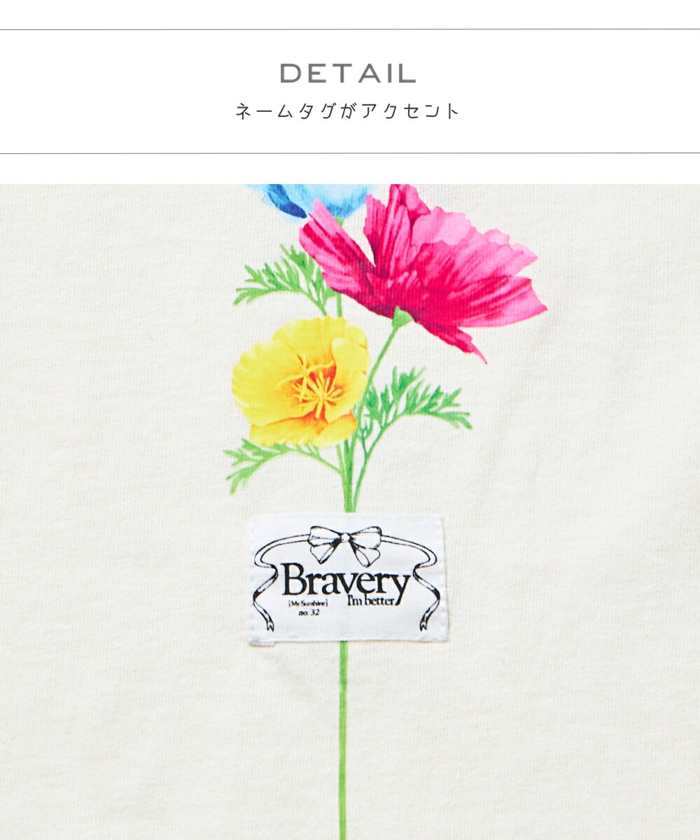 🆕【⭐訂購⭐】🌀 🇯🇵 日本直送 花束💐印花貼布 荷葉邊袖 上衣［2款選］🌀 [ELEA-0138][260614]