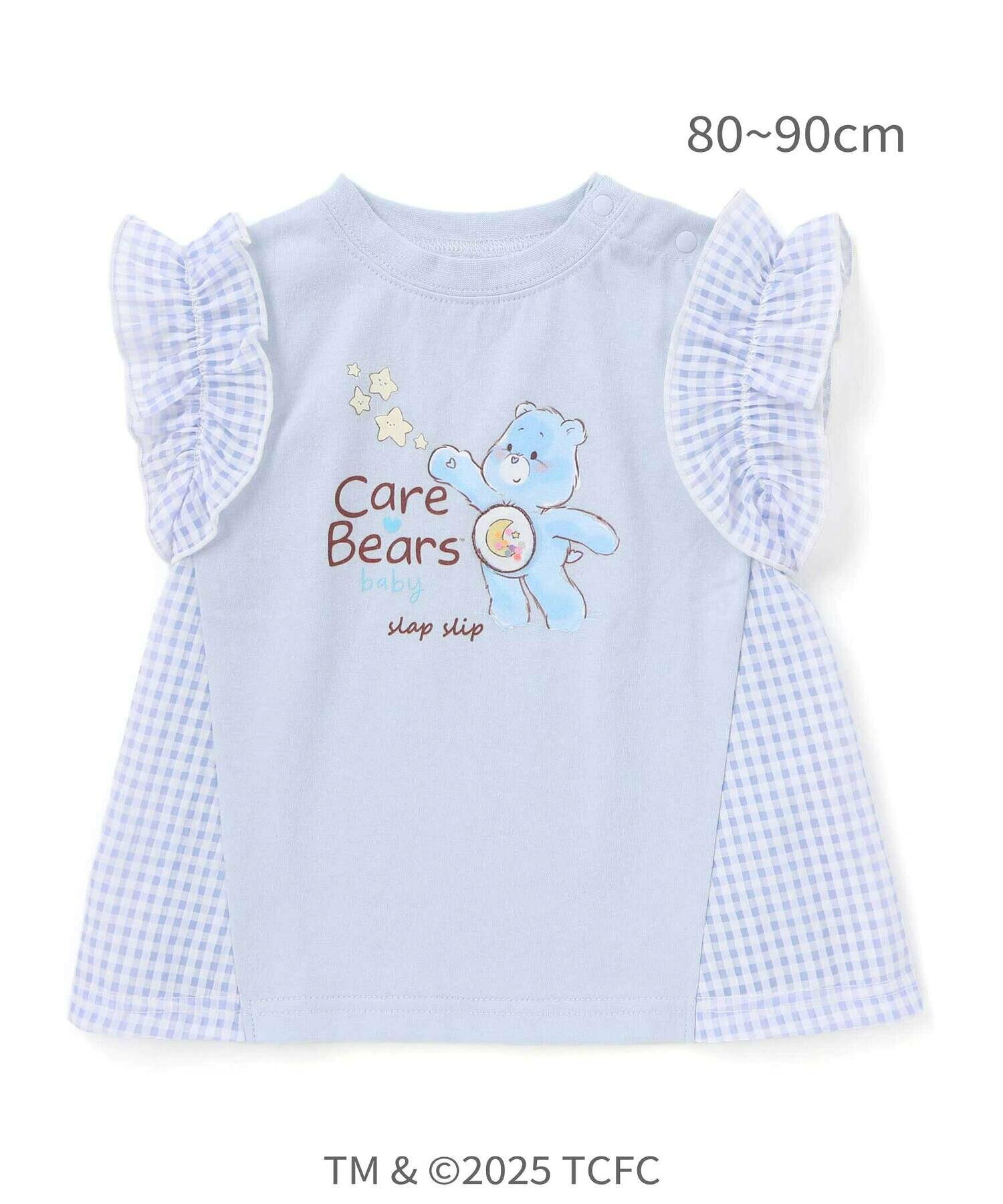 🆕【⭐訂購⭐】 🇯🇵日本直送🌀#CareBears 拼接布料 荷葉袖 tee［4款選］🌀 [ELFA-0011][260702]