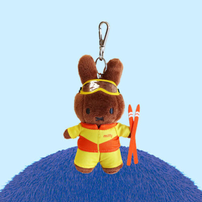 Melanie 韓國版 滑雙板 keychain 