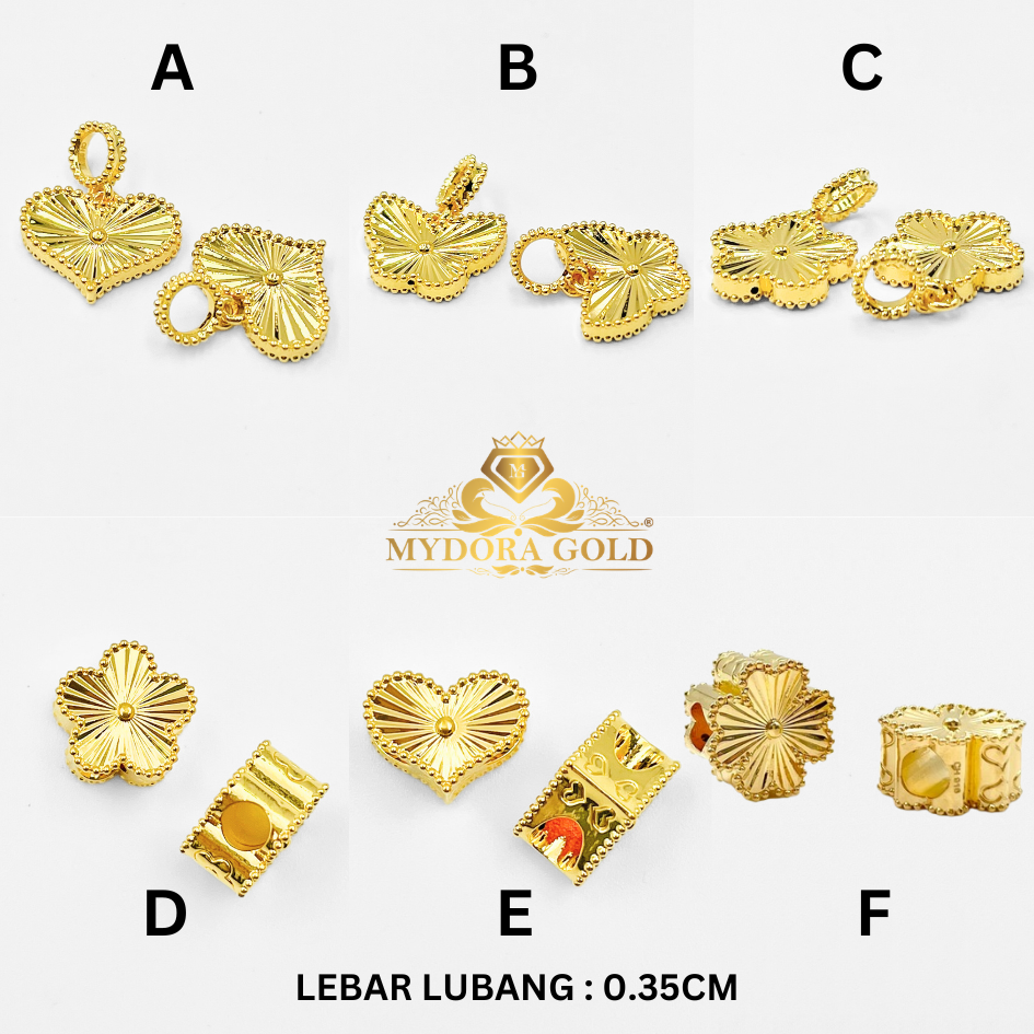 MYDORA Charm Bead The Radiant Collection (5G) l EMAS 916/22K