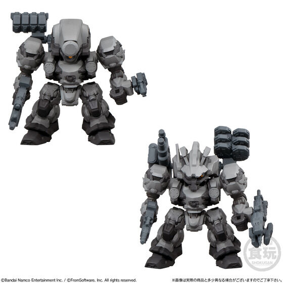 (預訂訂金 $100) (總價 $382) (魂限) Bandai ARMORED CORE VI FIRES OF RUBICON Assemble Collection Vol.01 Default color set 食玩 (行版) 