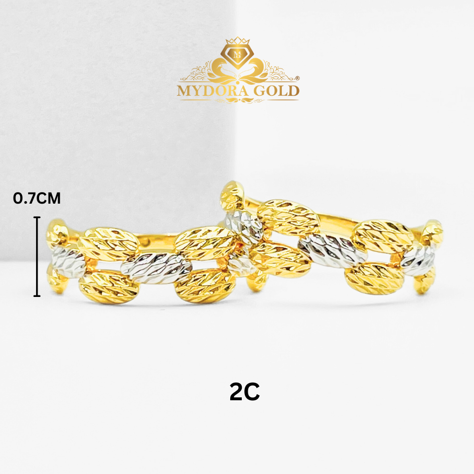 MYDORA Cincin Sauh Pahat (5G) l EMAS 916/22K