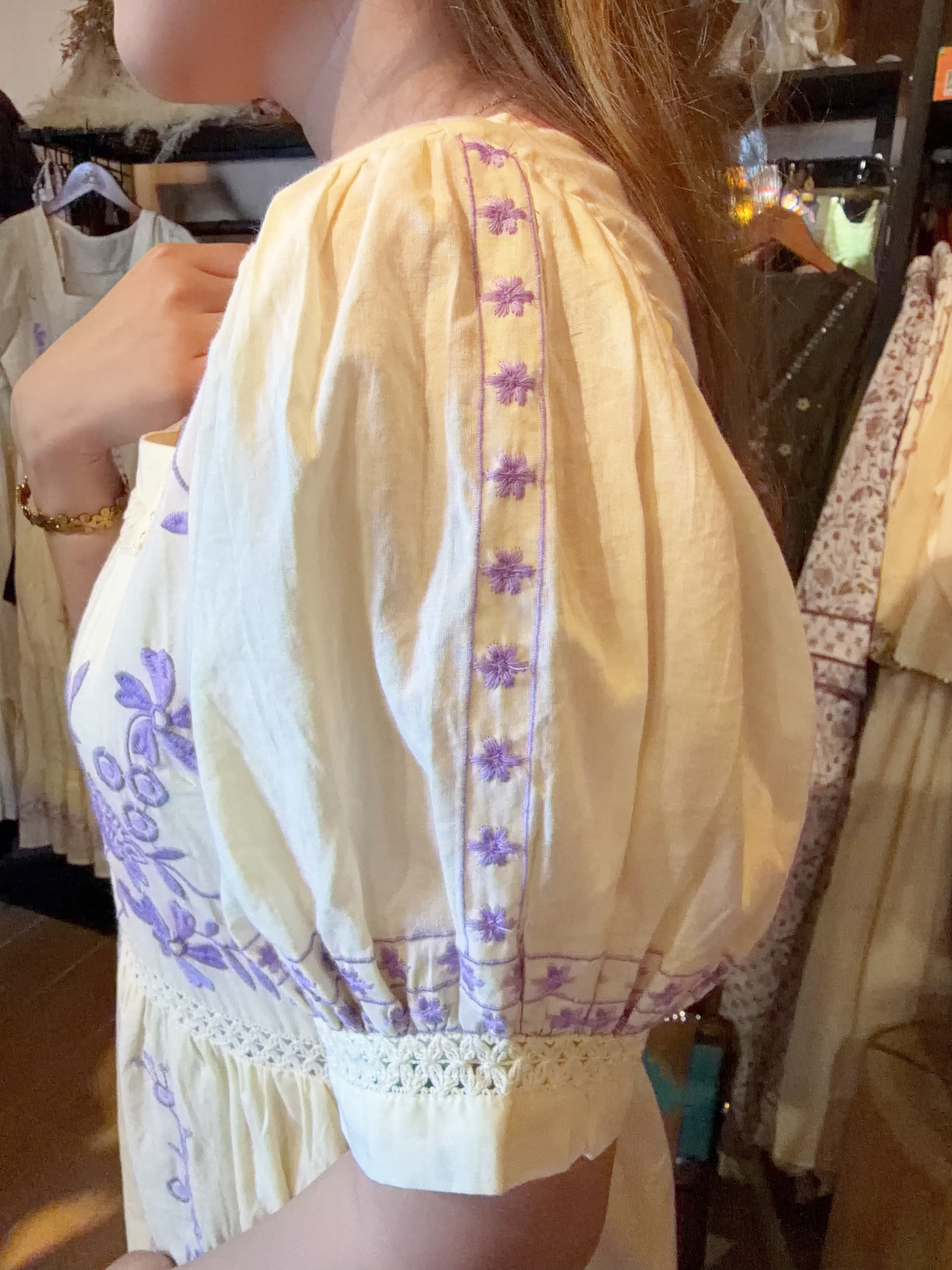 White Princess Emb Pure Cotton OP #1430