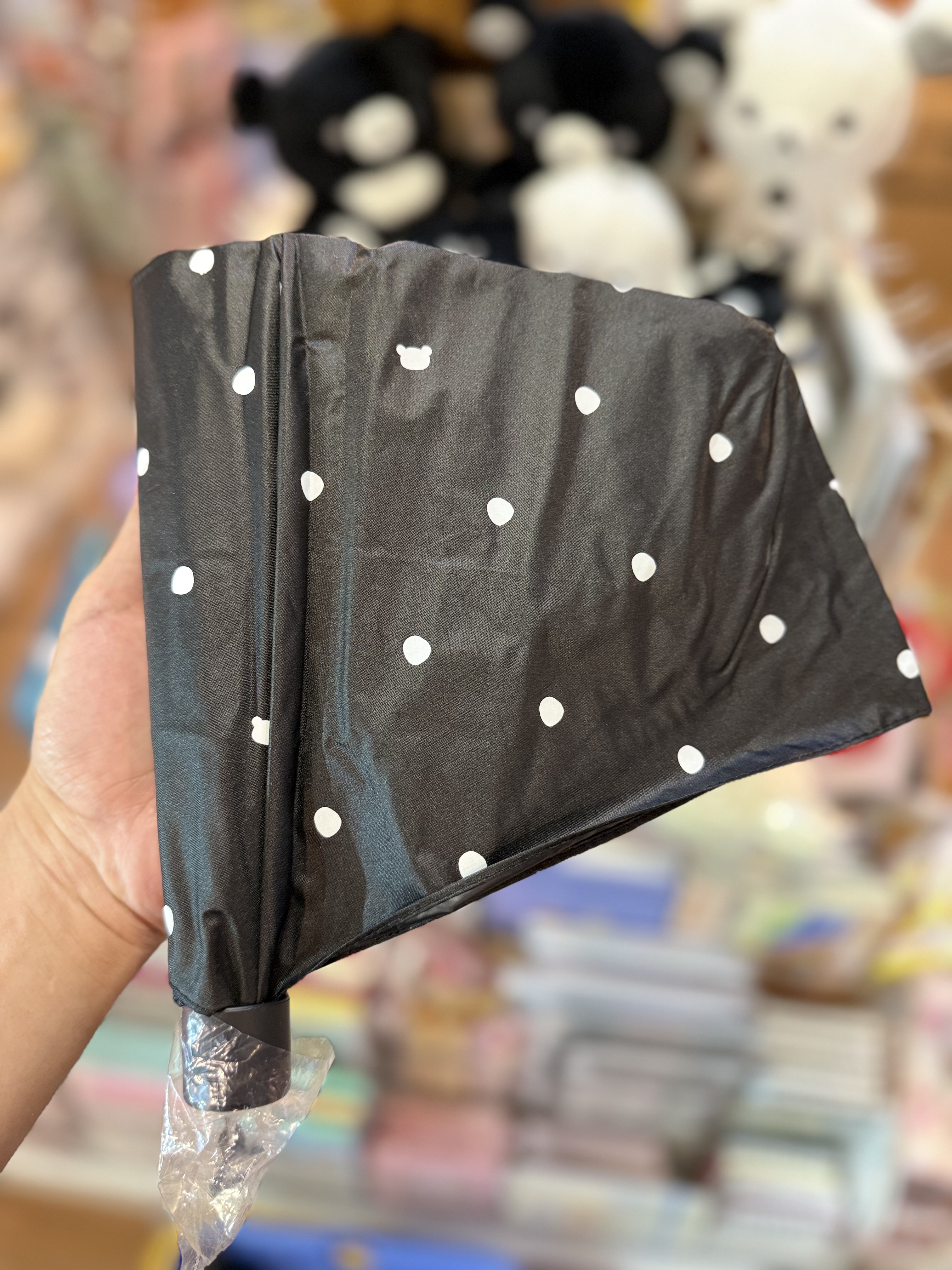 《預訂貨品》全新韓國限定 Rilakkuma黑白系列防UV縮骨雨傘