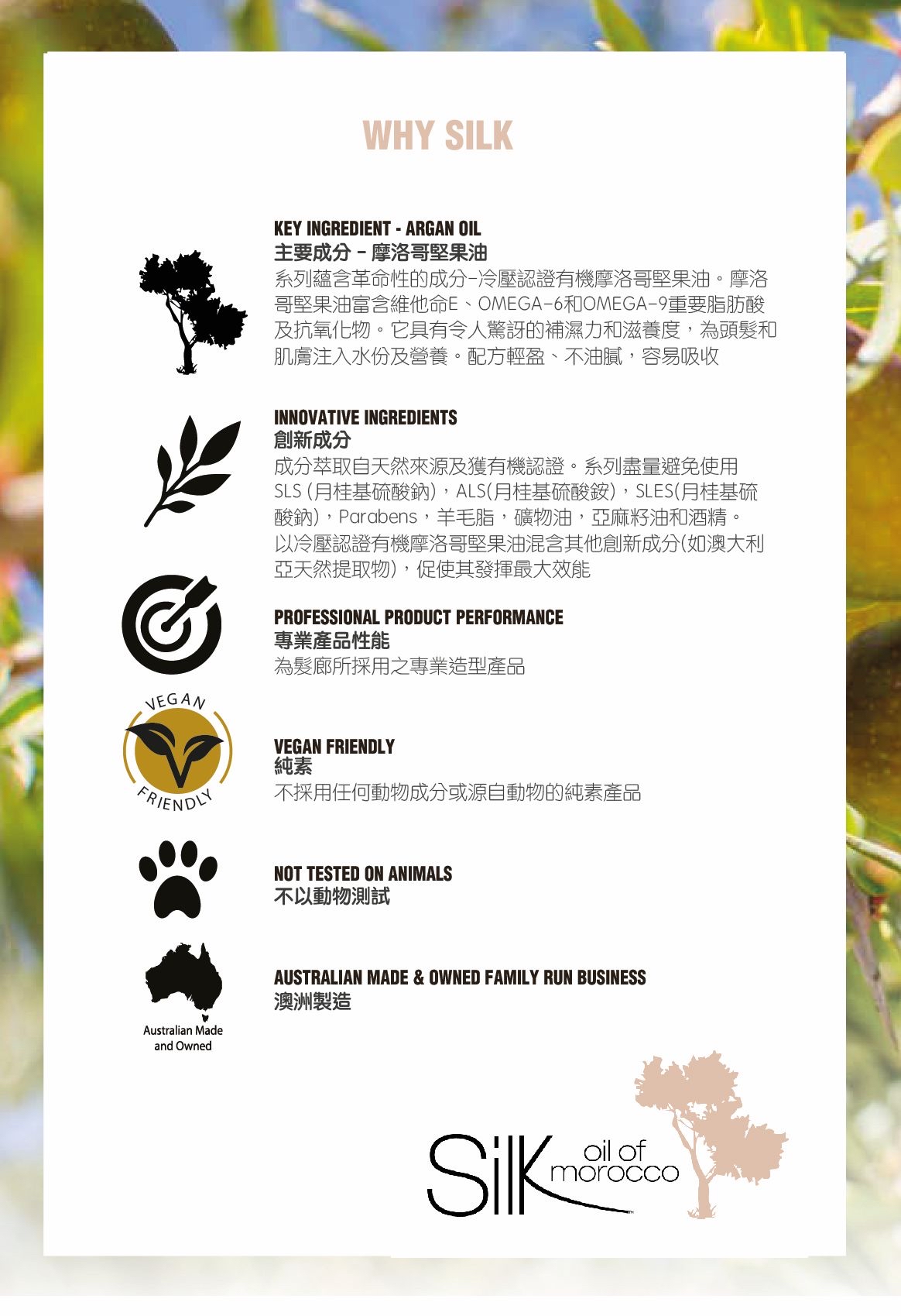 Silk Oil Of Morocco Argan Thermal Protection & Shine Spray 閃亮修護噴霧 125ml 