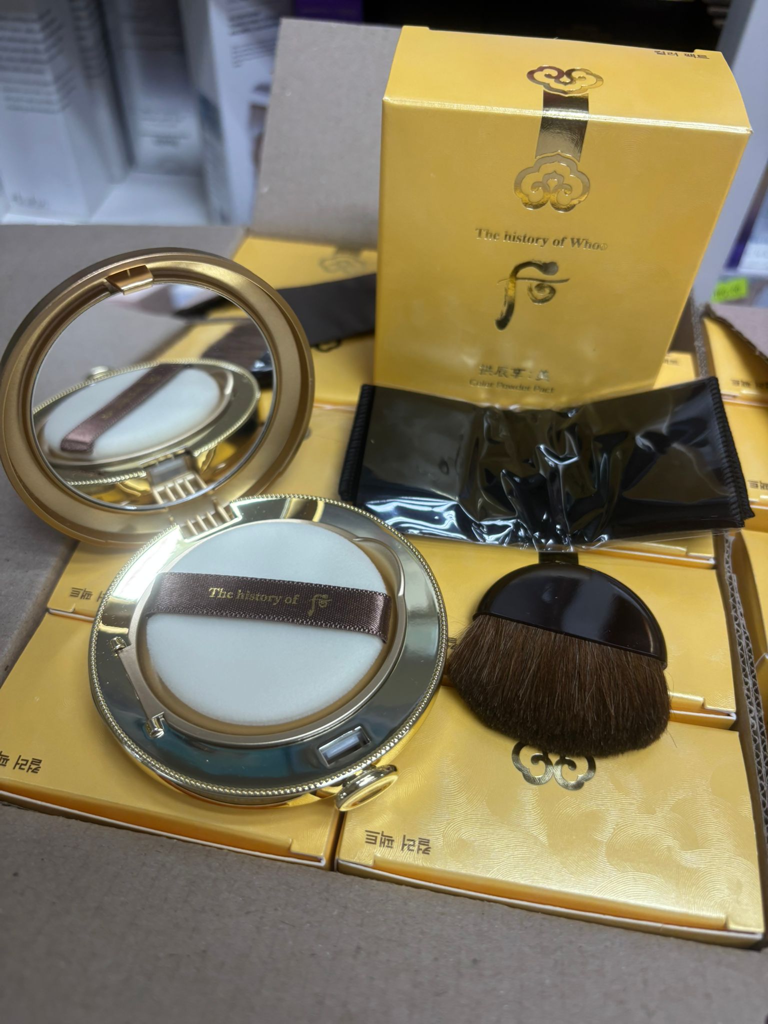 WHOO 后 拱辰享美多彩彩色修容粉餅珠光乾粉13g 腮紅 高光