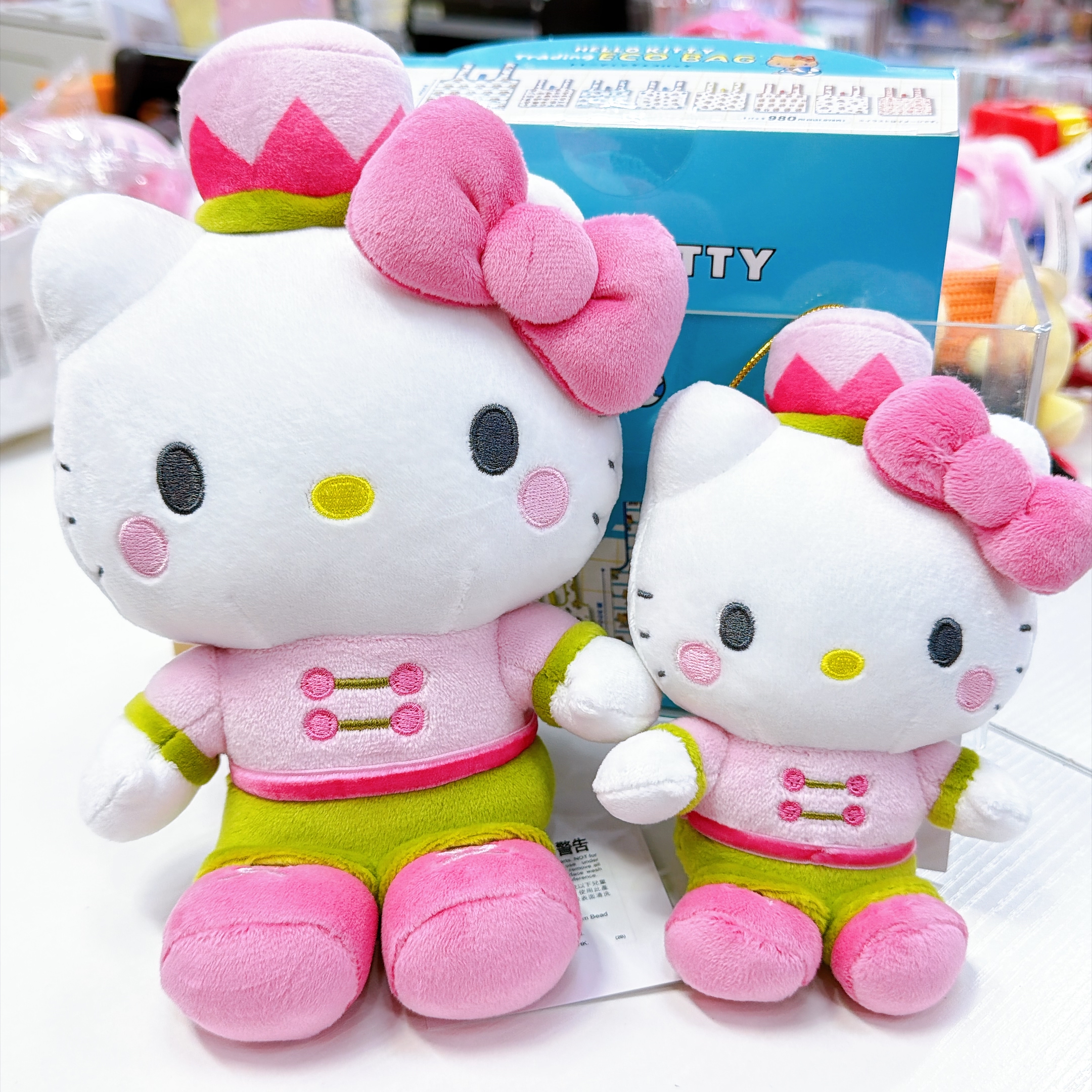 原裝行貨 Kitty粉紅聖誕節系列薑餅人公仔掛飾