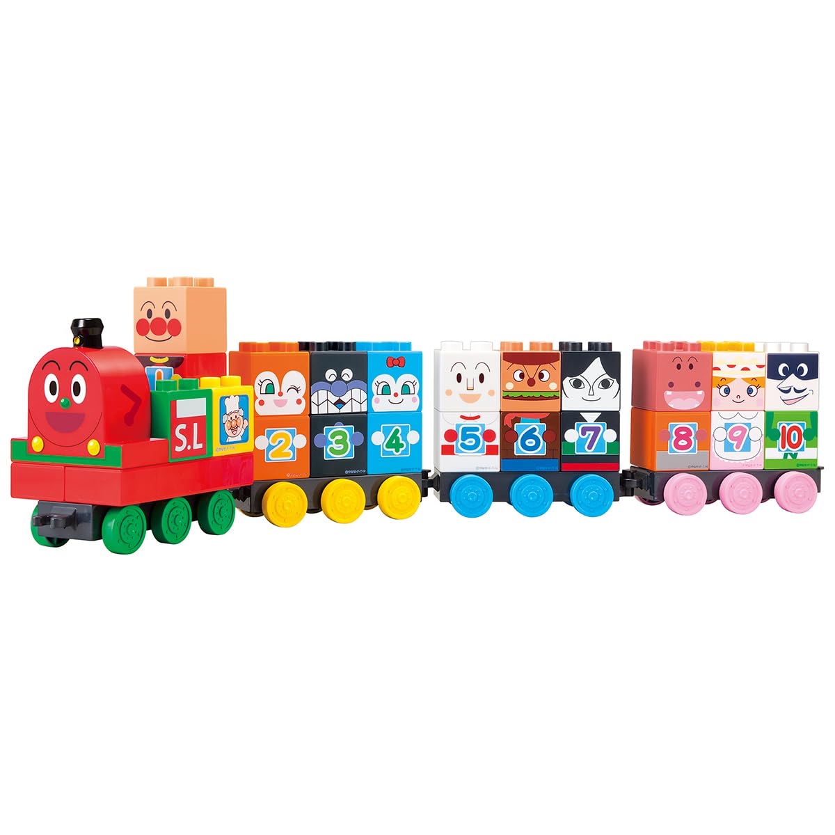 🇯🇵預訂 日本直送🇯🇵麵包超人火車數字積木套裝1.5y+