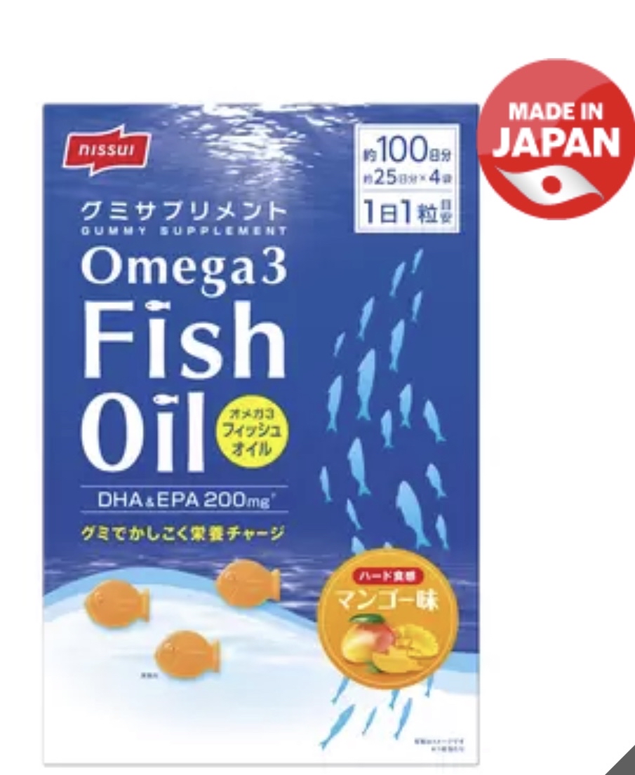 日本 Costco 空運直送  【日本 NISSUI Omega-3 魚油軟糖 】