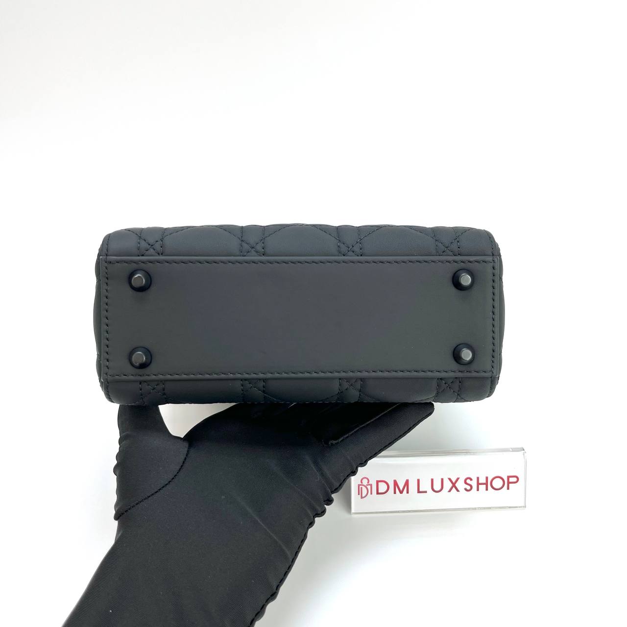 Dior Lady Dior Mini Ultramatte Black 