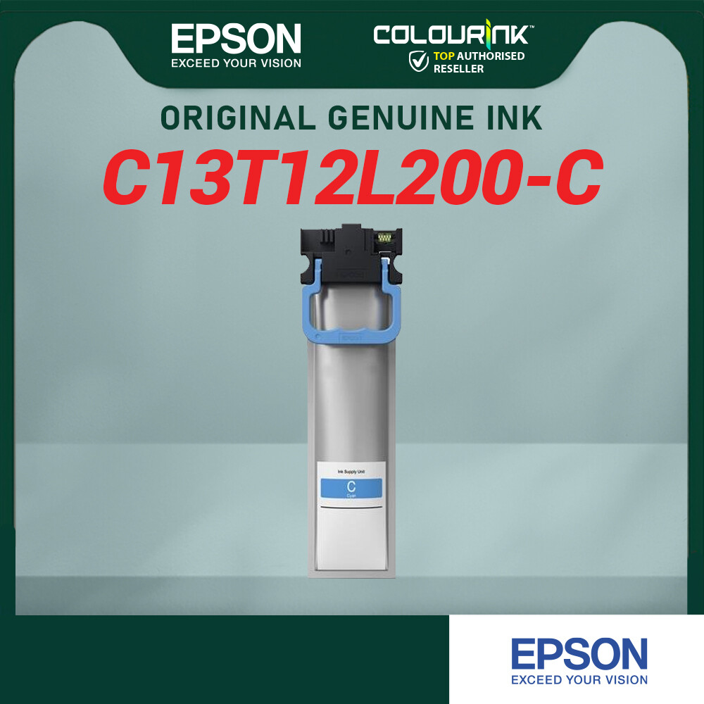 EPSON C13T12L100 C13T12L200 C13T12L300 C13T12L400 Original Low Cap Ink Catridge EM-C800
