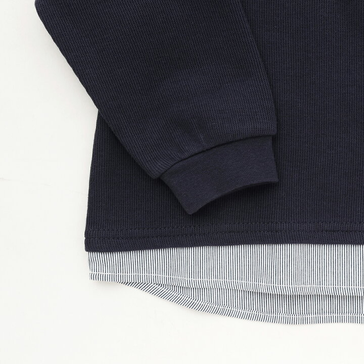 🇯🇵預訂 日本直送🇯🇵 Petit Main x Chiikawa系列兩色人物刺繡貼花企領長袖上衣