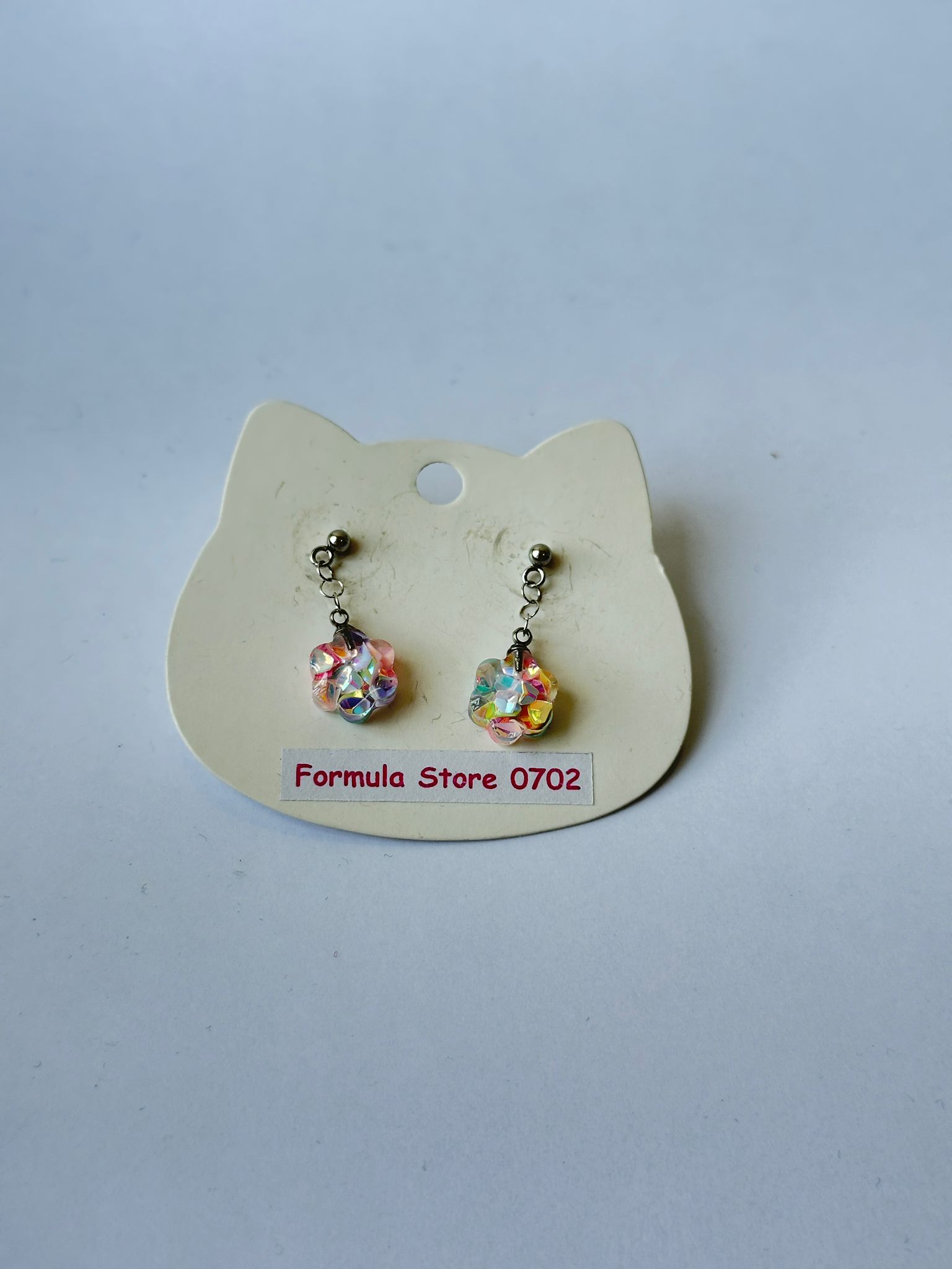 閃亮彩色花朵耳環 – Formula Store 0702