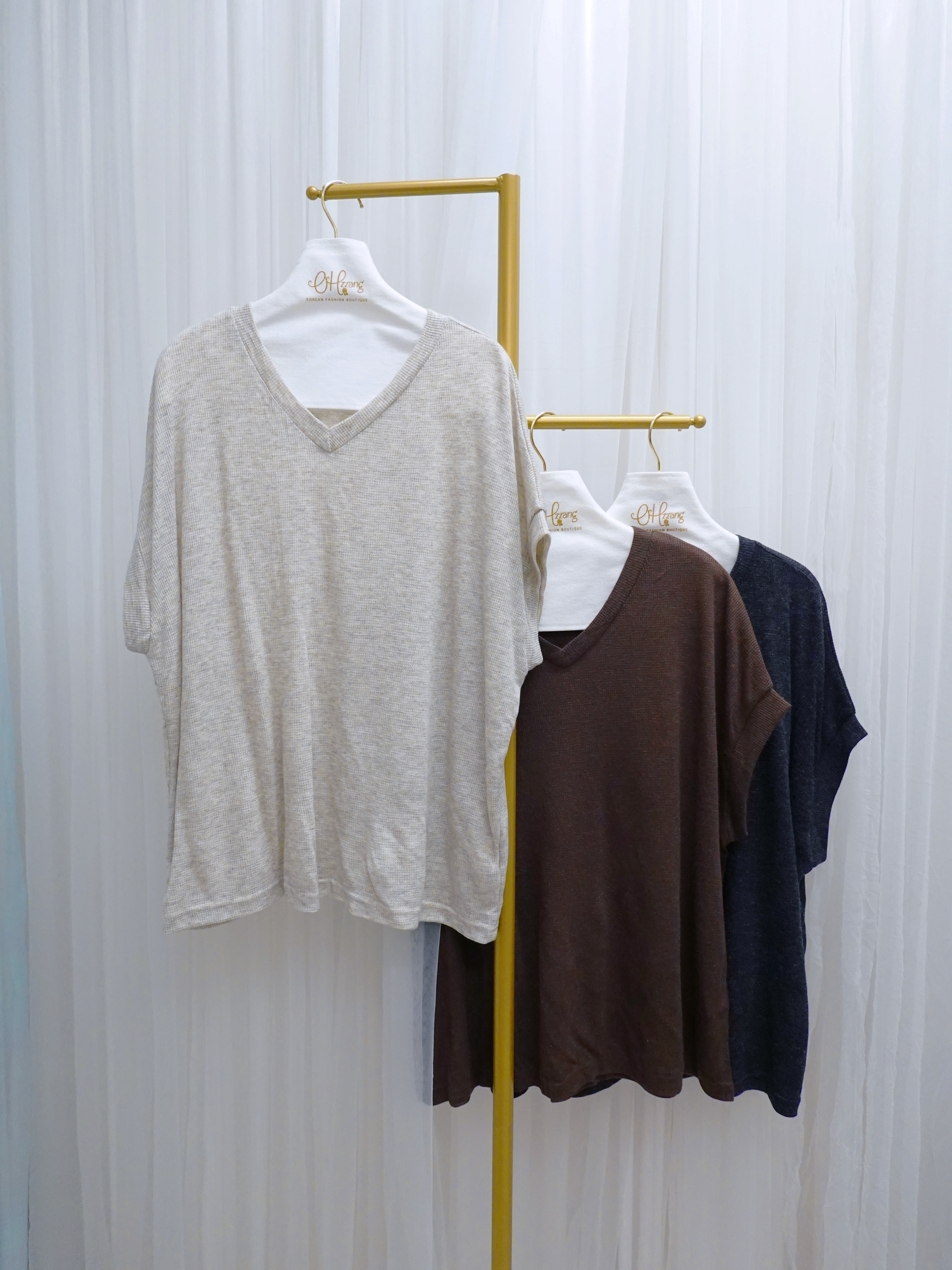 TOP28_09 超薄OVERSIZE蝙蝠針織 (3色)