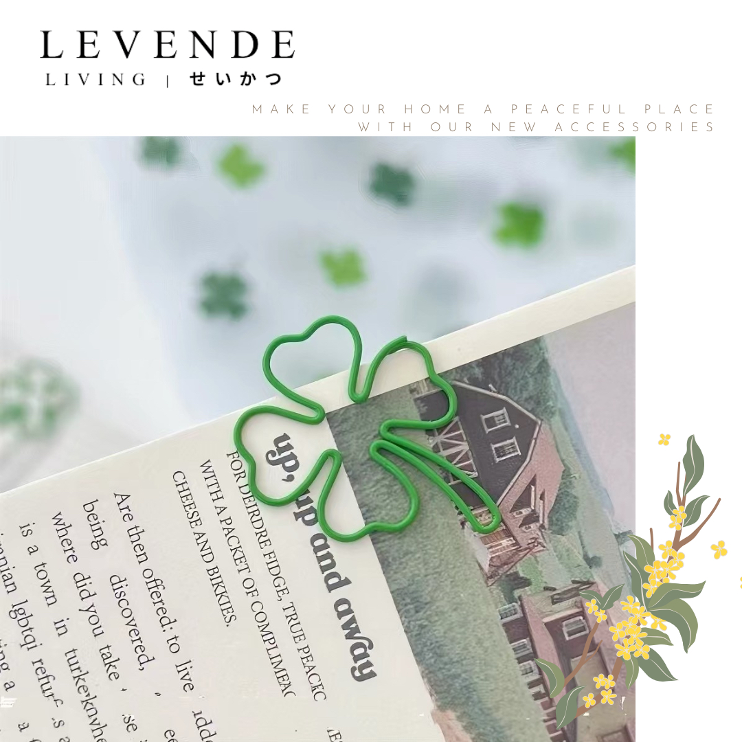 Levende 四葉草造型萬字夾