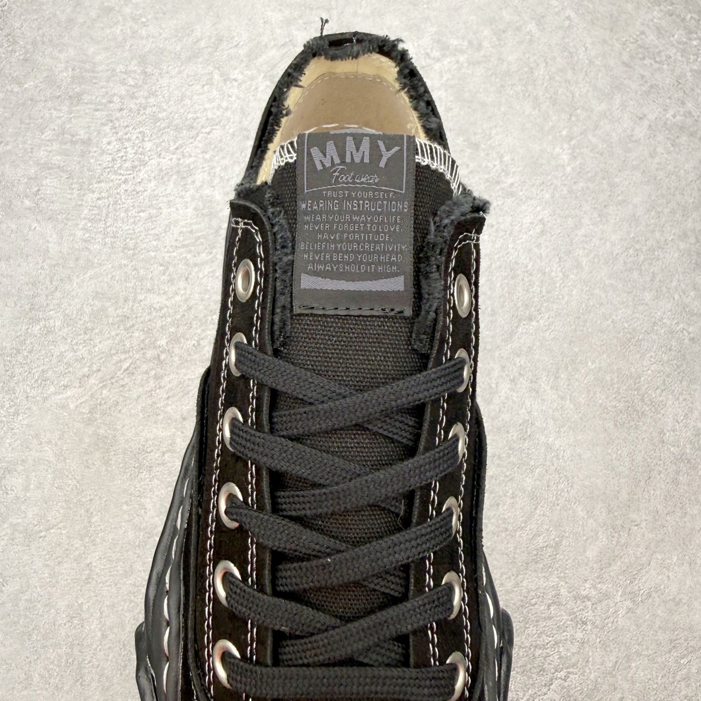 Maison Mihara Yasuhiro MMY "Hank" OG Sole Canvas Low-top Sneaker