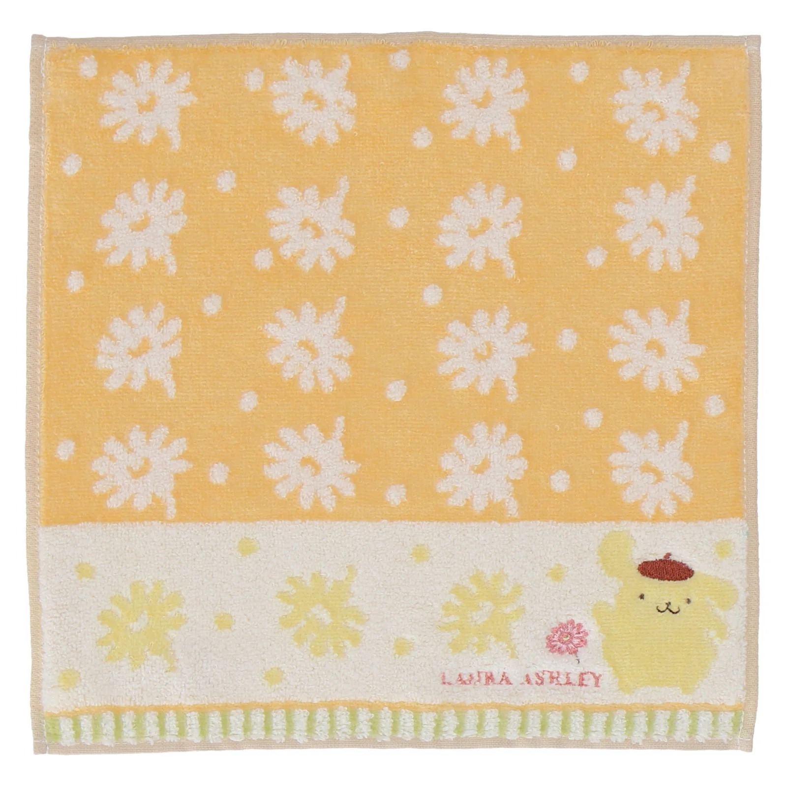 🎀【預訂】Laura Ashley x Sanrio Pompompurin 迷你毛巾 - I