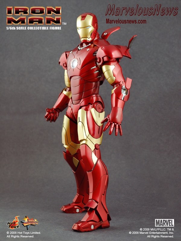 Hottoys Ironman Mark III可動figure 1/6 鋼鐵人 Mk 3 鐵甲奇俠 鋼鐵俠 