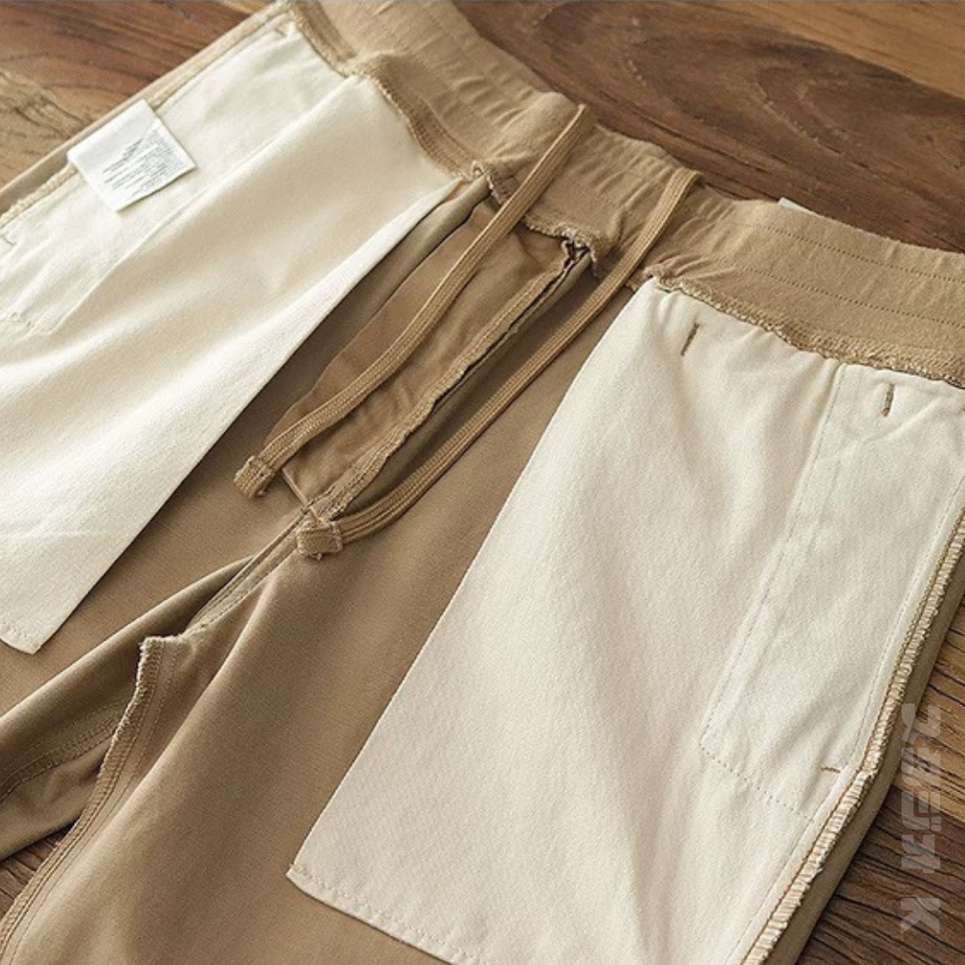 純棉錐形休閒褲